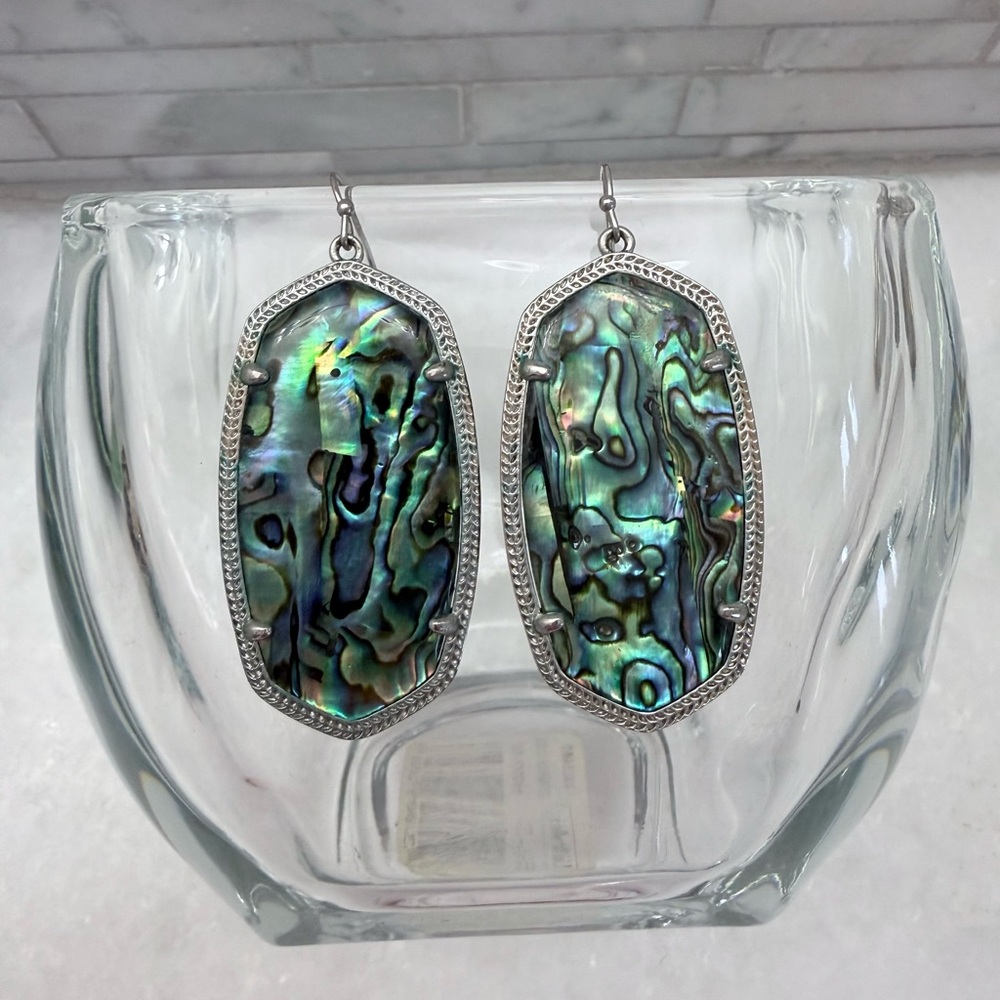 Kendra Scott Abalone Shell Earrings